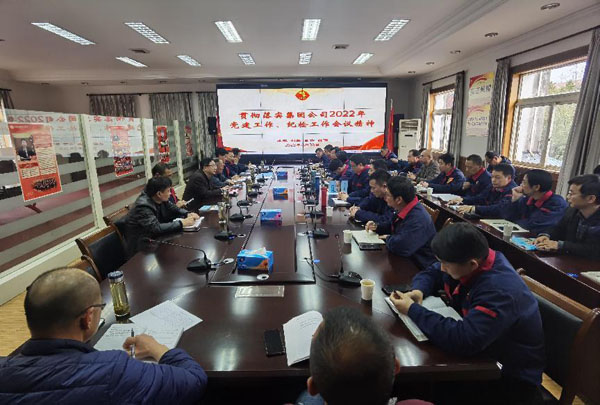 公司召開會議傳達(dá)集團(tuán)公司黨建工作、紀(jì)檢工作會議精神